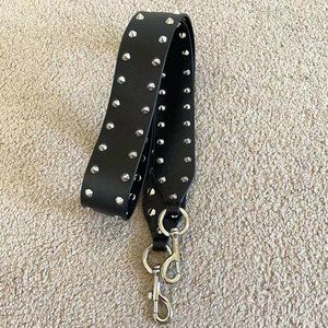 New Marc Jacobs Black Rock Stud Guitar bag strap